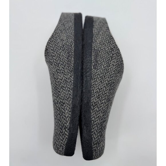 Birkenstock Zermatt Gray Wool Felt Clogs With Shearling Lining Unisex Size 41 EU - Picture 4 of 11